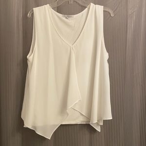 White double linen top